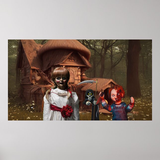 Skrämmande Halloween. Poster (Framsidan)
