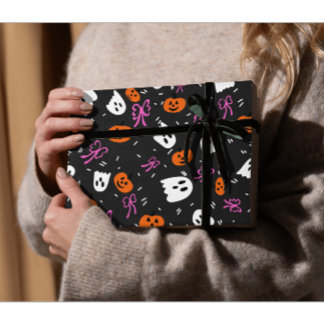 Skrämmande Halloween Presentpapper