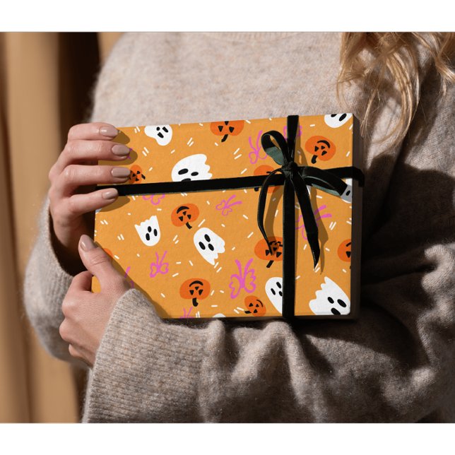 Skrämmande Halloween  Presentpapper (Skapare uppladdad)