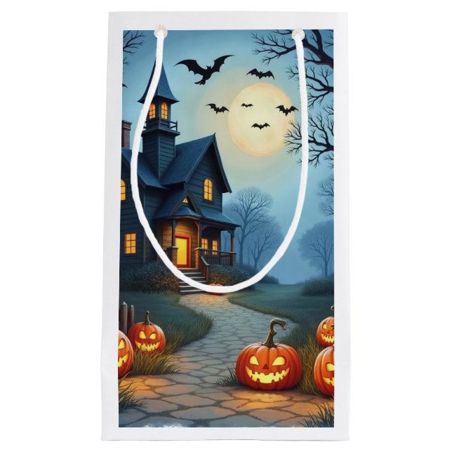 Skrämmande Halloween-presentpåse (Framsidan)