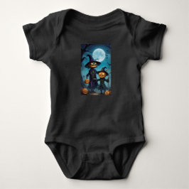 Skrämmande Halloween-pumpa-duo T Shirt