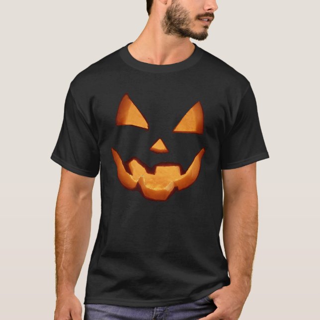 Skrämmande Halloween-pumpa Jack O'Lantern-dräkt T Shirt (Framsida)