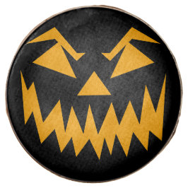 Skrämmande Halloween-pumpa Leende Ansikte 