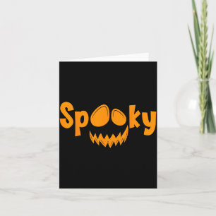 Skrämmande Halloween-pumpa Skrämmande pumpa Kort