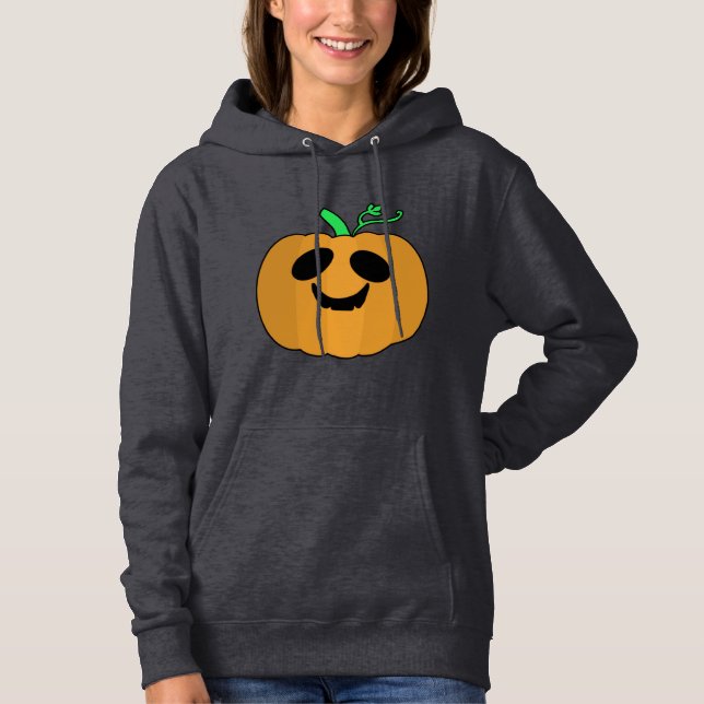 Skrämmande Halloween-pumpa V2 T Shirt (Framsida)