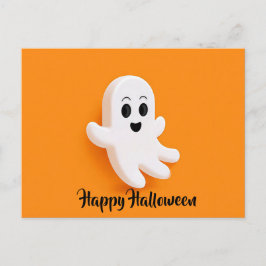 Skrämmande Halloween-pumpagrußkort Vykort