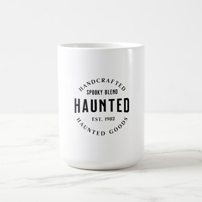 Skrämmande Halloween Retrodesign Kaffemugg (Center)