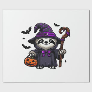 Skrämmande Halloween Sengångare Häxa Hatt Kostym S Presentpapper