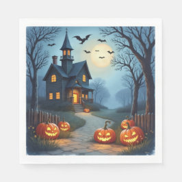 Skrämmande Halloween servetter