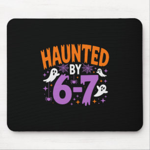 Skrämmande Halloween skelett skrämmande sex sju nu Musmatta