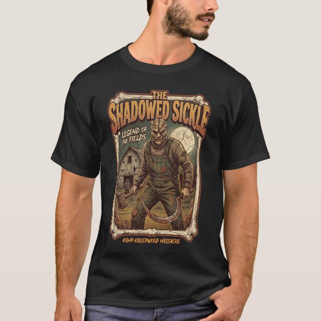 Skrämmande Halloween-skräckdesign T Shirt (Framsida)