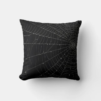 Skrämmande Halloween Spindelnät Kudd Kudde