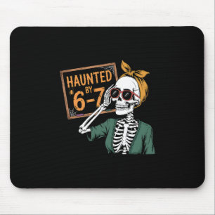 Skrämmande Halloween Spökar 67 Nummer 67 Sex Sju M Musmatta