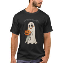 Skrämmande Halloween-spöke med pumpa