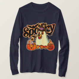 Skrämmande Halloween-spöke Pumpa Långärmad Tröja f