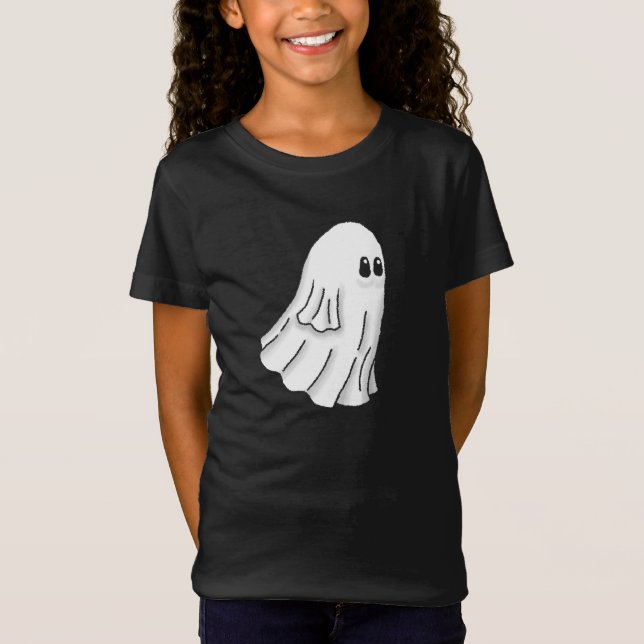 Skrämmande Halloween-spöke T Shirt (Framsida)