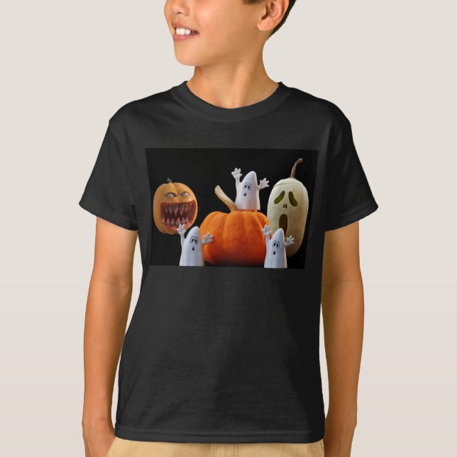 Skrämmande Halloween. T Shirt (Framsida)