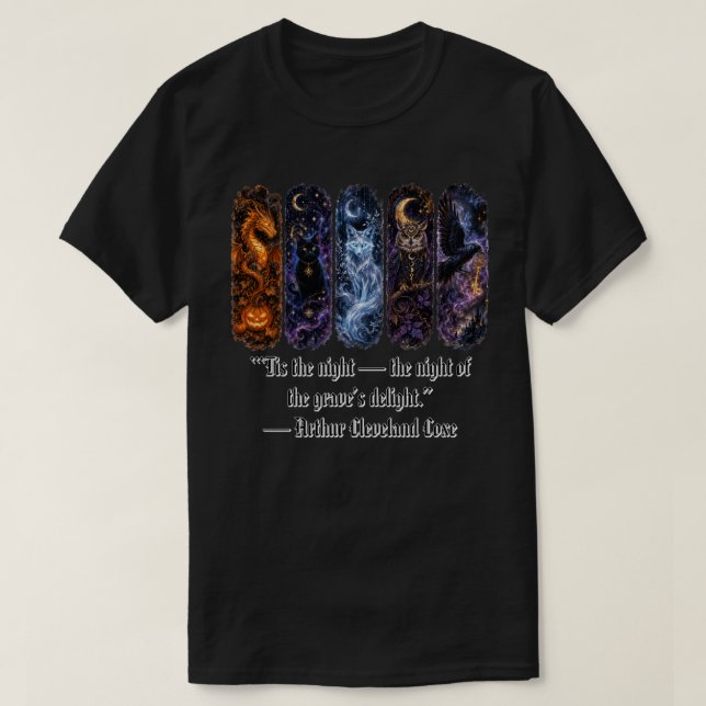 Skrämmande Halloween T Shirt (Design framsida)
