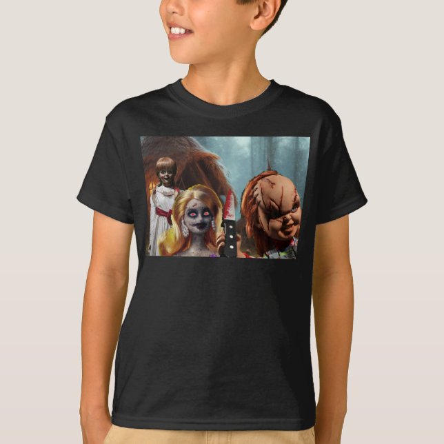 Skrämmande Halloween. T Shirt (Framsida)