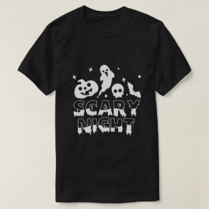 Skrämmande Halloween T-Shirt för Natt