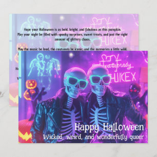🌈🎃Skrämmande, högljudd & stolt  kort