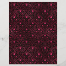 Skrämmande höstgotiskt skrapbokspapper