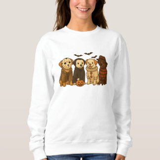 Skrämmande hundgäng – söta Halloween-design med va T Shirt