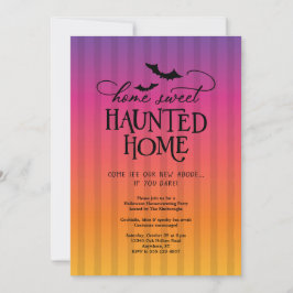 Skrämmande hus husvärmningsfest Halloween Inbjudningar