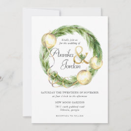 Skrämmande inbjudan till Cheer Greenery Wandebröll