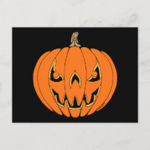 Skrämmande Jack-o'-Lantern Halloween-design