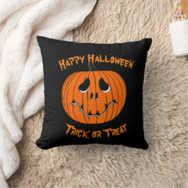 Skrämmande Jack O' Lantern kastkudde Kudde