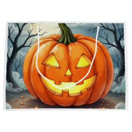 Skrämmande Jack-O'-Lantern presentpåse