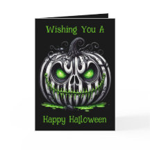 Skrämmande Jack-o'Lantern Halloween