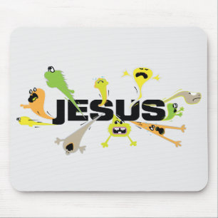 Skrämmande Jesus Musmatta