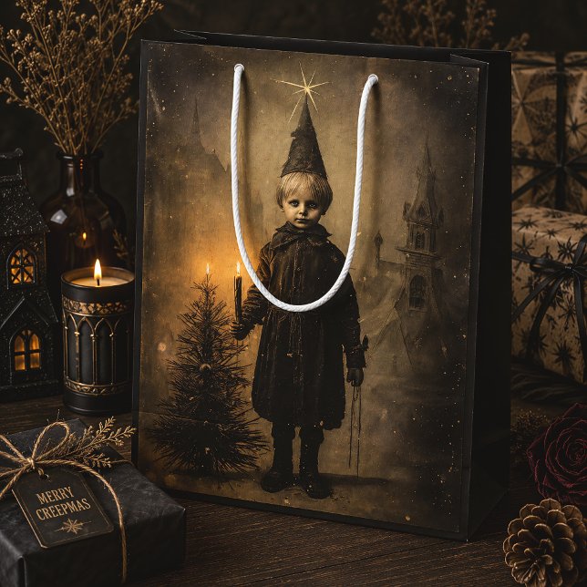 Skrämmande julpojke vintage gotisk Creepmas (Skapare uppladdad)