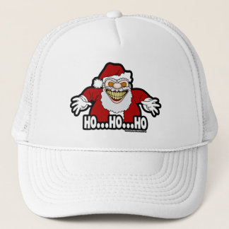 Skrämmande jultomte Screwball-grafik HOHOHO Keps