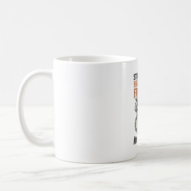 Skrämmande kaffe Halloween spökmugg grafisk t-shir Kaffemugg (Vänster)