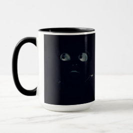 Skrämmande kaffe mugg