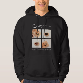 Skrämmande Katt Herr Hoodie