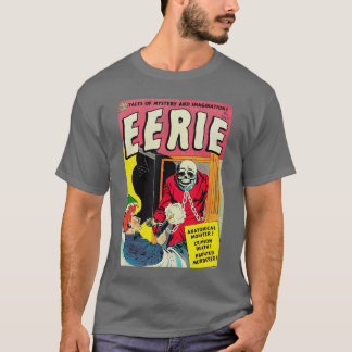 Skrämmande klassisk monsteraffisch Skräck Serietid T Shirt