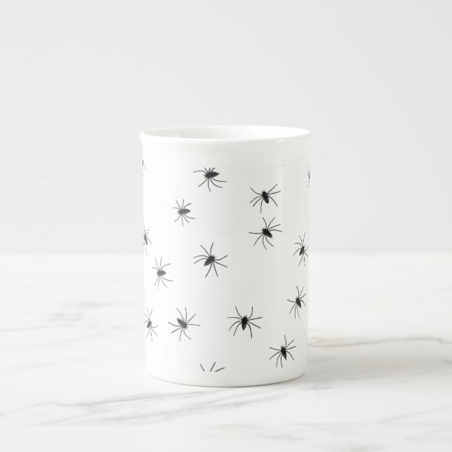 Skrämmande krypande spindlar benporslin mugg (Framsidan)