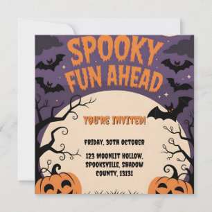 Skrämmande Kul Halloweenfest