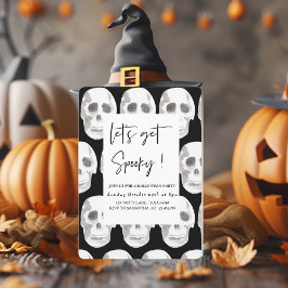 Skrämmande Låt oss bli spöklik | Halloweenfest | Inbjudningar