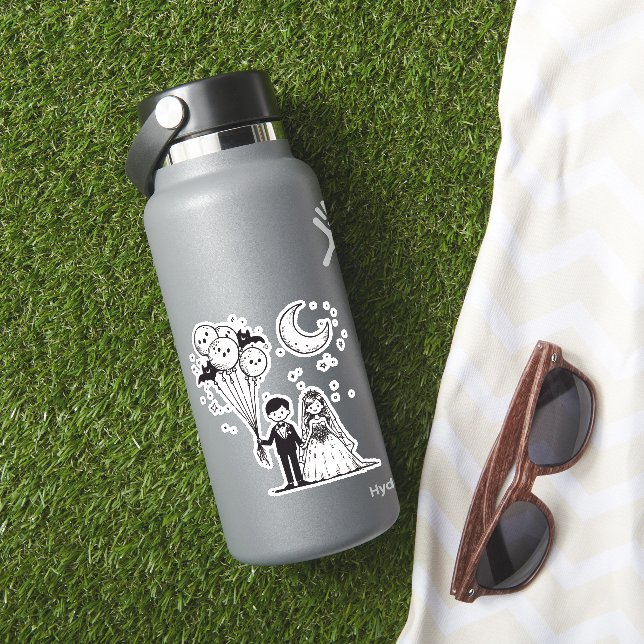 Skrämmande litet par klistermärken (HydroFlask Insitu)