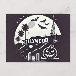 Skrämmande Los Angeles Halloween Helg Vykort