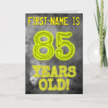 Skrämmande lysande aura look "85 ÅR GAMMAL!" + Nam