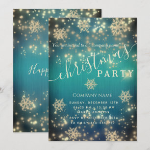 Skrämmande lyxföretag jul party inbjudningar