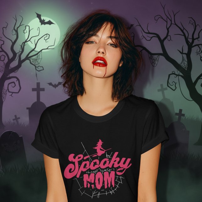 Skrämmande mamma – Halloween-häxa T Shirt (Skapare uppladdad)