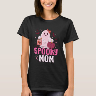 Skrämmande mamma söt bu vacker spök rosa slinga Ha T Shirt