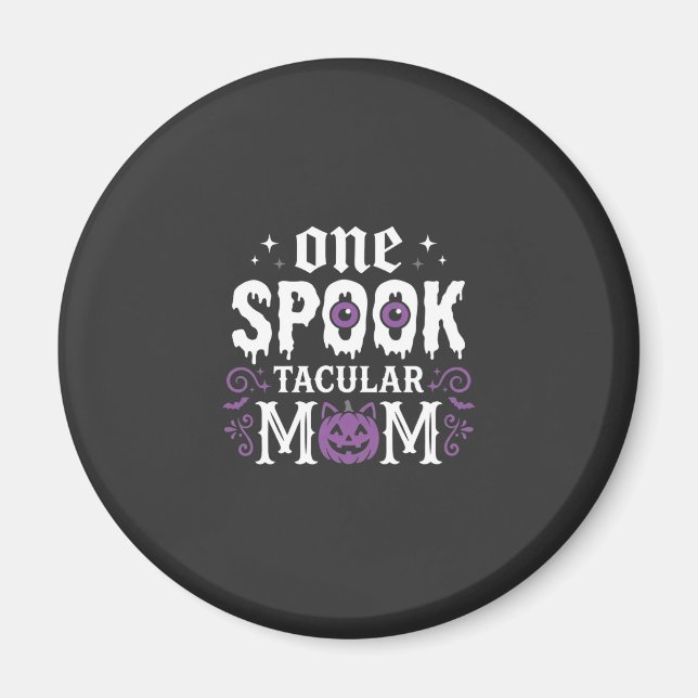 Skrämmande mammas Halloween-design_1 Magnet (Framsidan)